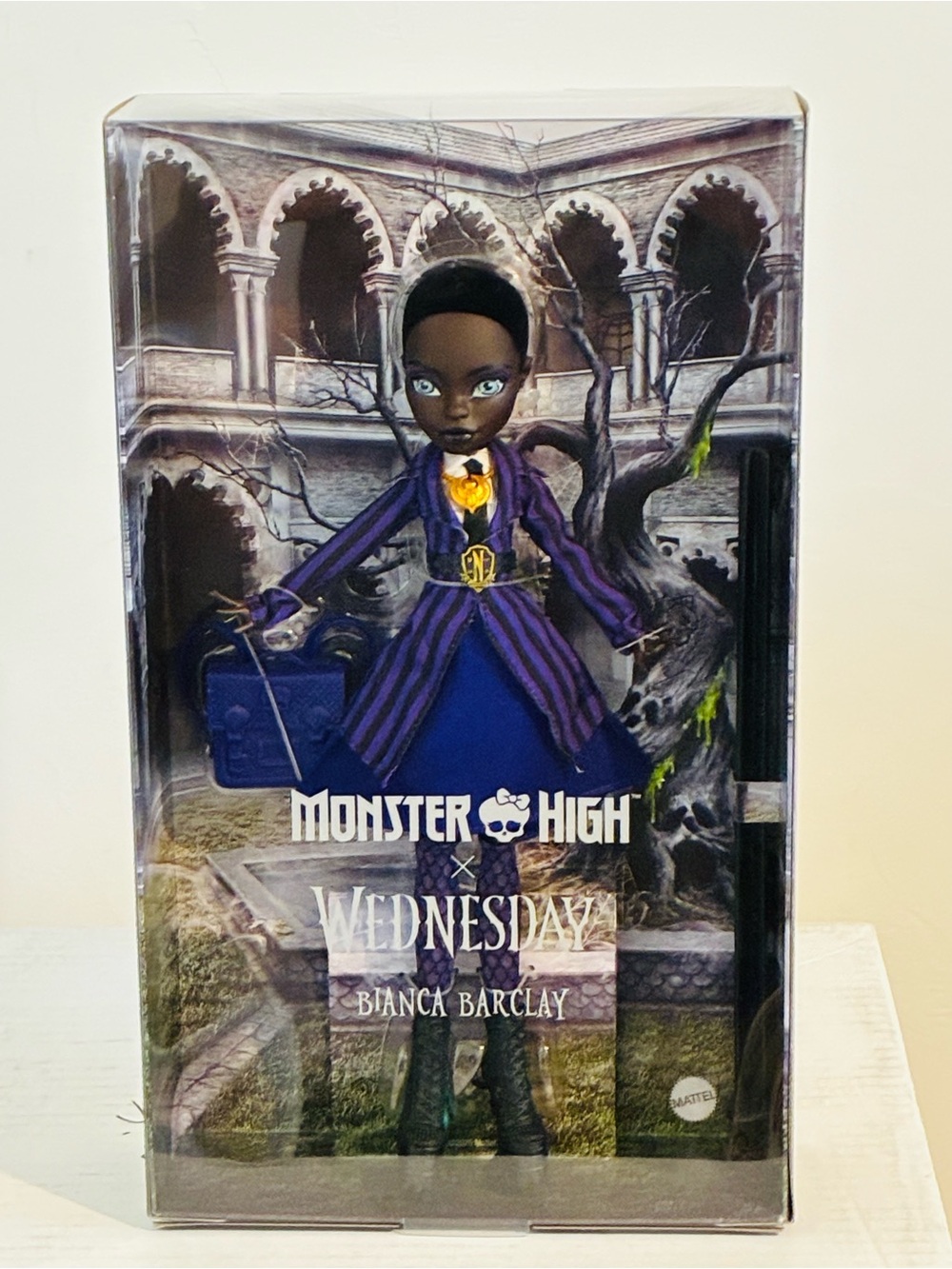 Monster High Wednesday Bianca Barclay Doll Nevermore Academy Uniform NIB Mattel